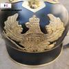 German Pickelhaube Helmet Leather Pickelhaube Imperial Prussian Helmet view 2