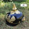German Pickelhaube Helmet Leather Pickelhaube Imperial Prussian Helmet view 4