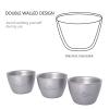 Boundless Voyage Titanium Double-wall Cup Tea Cup Outdoor Camping Tableware Drinking Mug Picnic Daily Drinkware Home Use Ti3089D 3pcs view 4
