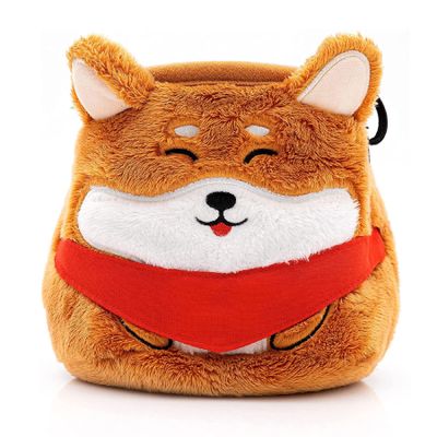 YY Vertical Shiba Rock Climbing Chalk Bag, Perfect for Both Adults and Kids, Chalk Bag for Bouldering, Cute chalkbag for Mountain Lovers, Chalk Pouch