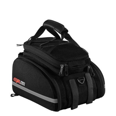 Bicycle Pannier 30L Large Capacity Bicycle Rear Seat Bag, Outdoor Cycling Travel Package,Black