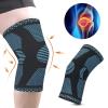 life Neoprene Cycling Knee, Flexible Compression Leg Brace Pad Prevent Injury Fit for Basketball Volleyball Team Sports(M) view 2