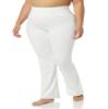 Amazon Essentials Women's Studio Sculpt Slim Bootcut Yoga Pant, Off-White, Large view 3