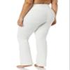 Amazon Essentials Women's Studio Sculpt Slim Bootcut Yoga Pant, Off-White, Large view 4