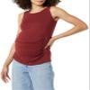 Amazon Essentials Women's Active Maternity Tank Top, Burgundy, X-Small view 1