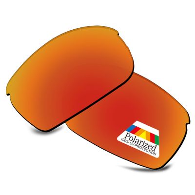 Bwake Replacement Lenses for Oakley RPM Squared Sunglasses OO9257 - Fire Red POLARIZED