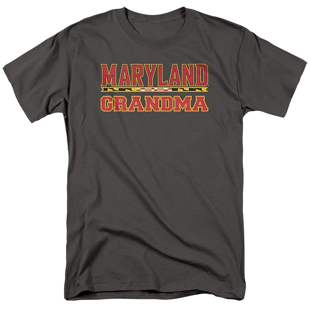 University of Maryland Official Grandma Unisex Adult T-Shirt, Charcoal, Small