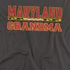 University of Maryland Official Grandma Unisex Adult T-Shirt, Charcoal, Small view 2