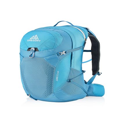 Gregory Juno 30L H2O Women's Day Hiking/Backpacking Hydration Backpack with Included Reservoir, Breathable Backpanel and Shoulder Harness, Plus Size, Laguna Blue