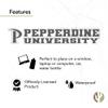 Desert Cactus Pepperdine University Waves Name Logo Vinyl Decal Laptop Water Bottle Car Scrapbook (8 Inch Sticker) view 4