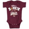 Rookie of The Year Baby Apparel for FL ST College Fans (NB-18M) (Garnet Onesie, 12 Months) view 1