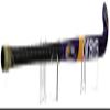Better Display Cases Acrylic Standard Size Field Hockey Stick Wall Mount (A023-SS) view 3