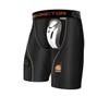 Boy's Compression Hockey Short w/BioFlex Cup Black M view 1