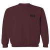 0021. Vintage American Flag United States of America Military us USA Patriotic Style Men's Crewneck Sweatshirt (Maroon Small) view 2