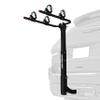 Retrospec Lenox 2-5 - Bike Hitch Rack for Cars, Trucks, SUVs with 2 Hitch | Foldable Steel Frame with Anti-Rattle Adapter, Tie Down Cradles and Straps - Fits Most Frames, Black view 1