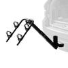Retrospec Lenox 2-5 - Bike Hitch Rack for Cars, Trucks, SUVs with 2 Hitch | Foldable Steel Frame with Anti-Rattle Adapter, Tie Down Cradles and Straps - Fits Most Frames, Black view 4