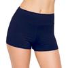 ALWAYS Women Workout Yoga Shorts - Premium Soft Solid Stretch Cheerleader Running Dance Volleyball Short Pants Navy Plus 3X-Large view 2