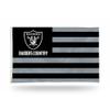 Rico Industries NFL Las Vegas Raiders Country 3' x 5' Banner Flag 3' x 5' Banner Flag Single Sided - Indoor or Outdoor - Home Dcor view 1