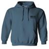 0021. Vintage American Flag United States of America Military us USA Patriotic Style Sweatshirt Pullover Hoodie (Indigo Blue, Small) view 2