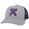 HOOEY Men's Texas Christian University Officially Licensed Collegiate Hat (US, Numeric, 0, 8, 7105T-Grey/Black) view 1