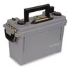 Frabill Pow'R Source Storage Box | Water Resistant Lightweight and Portable Power 12V 10 AH Power Source and Storage Box, Gray view 1