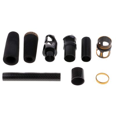NineFit Basics Black EVA Casting/Rod DIY Tackle Fishing Rod Handle Reel Seat, Reel Seat