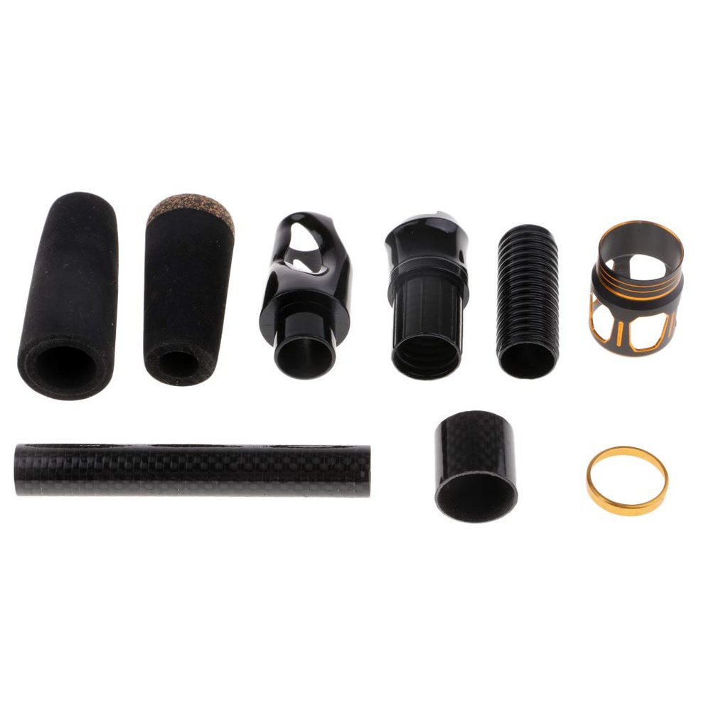 NineFit Basics Black EVA Casting/Rod DIY Tackle Fishing Rod Handle Reel Seat, Reel Seat