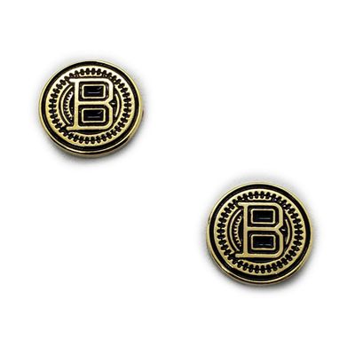 Custom 2 X Browning Grip Medallions HI-Power B Challenger Real Gold Plated