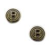 Custom 2 X Browning Grip Medallions HI-Power B Challenger Real Gold Plated view 1