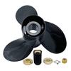Interchangeable Reflex Aluminum Outboard Propeller Boat Prop 10 3/4x12 Pitch for Mercury/Mariner 25 HP Bigfoot/CT-60 HP 13 Tooth Spline,48-816702A40 view 4