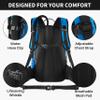 MIRACOL 18L Hydration Backpack with 2.5L BPA Free Water Bladder: Large-Capacity Hydration Pack with 2 Waist Pouch Insulated Water Backpack - for Hiking Running Biking Camping Hunting view 4