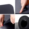 Exercise Equipment Mat, Non-Slip Mat for Rowing Machine, Exercise Bike Mat,Treadmill Mat,Cross Trainer Mat,Fitness Mat, Elliptical Mat for Home Gym, Floors and Carpet Protection 180  75  0.4 cm view 3