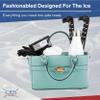 CRS Cross Rink Side Tote. Ice Skating Accessory Bag-Figure Skating, Roller, Inline Skaters, Dance, Cheer.Organizes Guards Water Bottle Phone (Rink Side Tote, Sea Foam) view 2