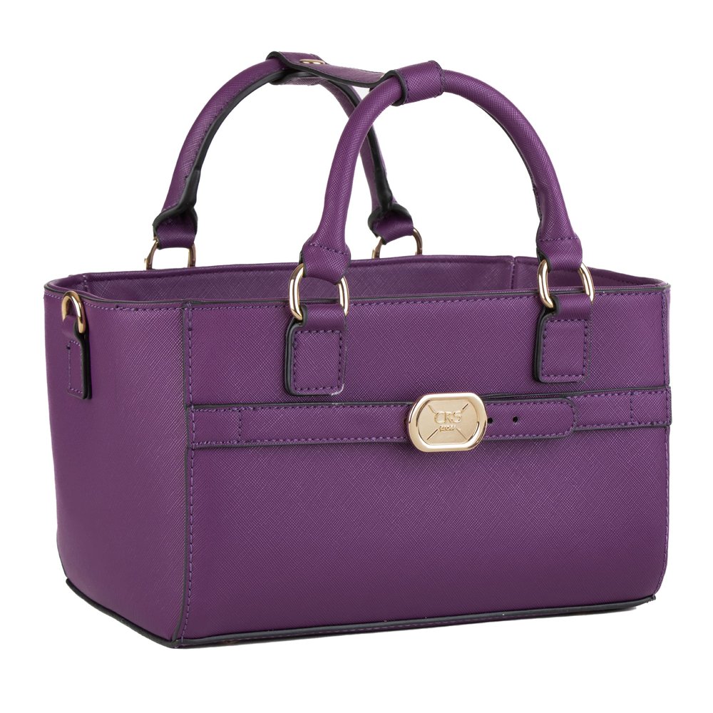 CRS Cross Rink Side Tote. Ice Skating Accessory Bag-Figure Skating, Roller, Inline Skaters, Dance, Cheer.Organizes Guards Water Bottle Phone (Rink Side Tote, Purple Violet)