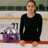 CRS Cross Rink Side Tote. Ice Skating Accessory Bag-Figure Skating, Roller, Inline Skaters, Dance, Cheer.Organizes Guards Water Bottle Phone (Rink Side Tote, Purple Violet) view 3