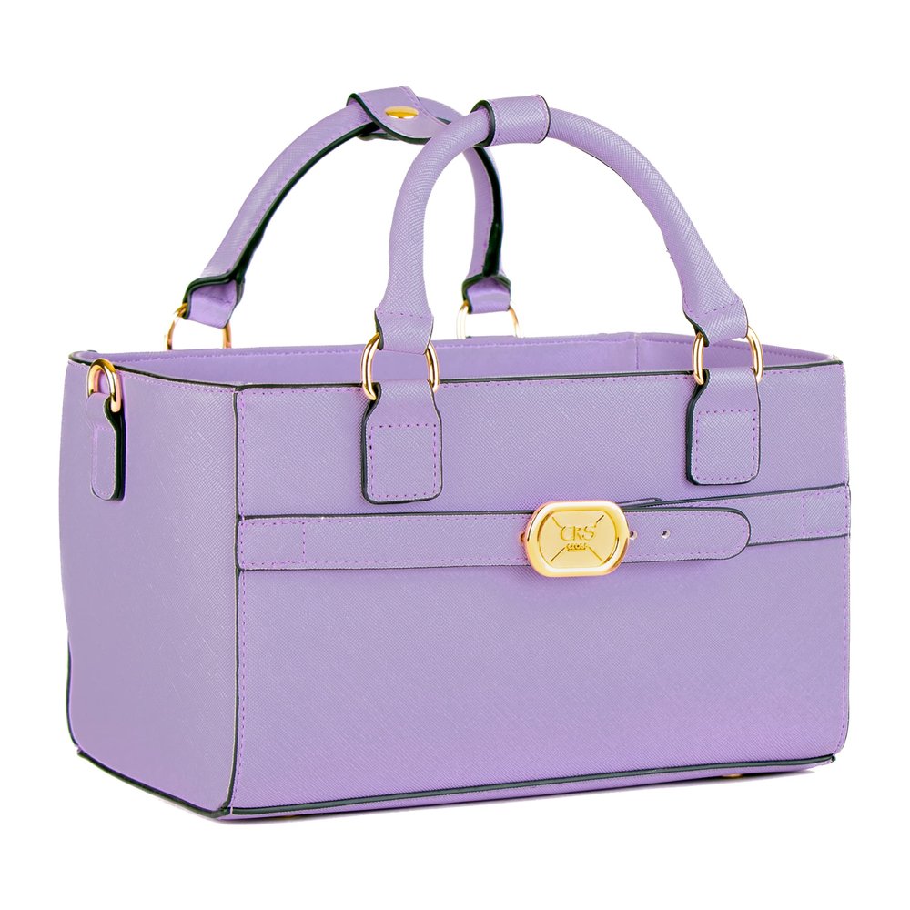 CRS Cross Rink Side Tote. Ice Skating Accessory Bag-Figure Skating, Roller, Inline Skaters, Dance, Cheer.Organizes Guards Water Bottle Phone (Rink Side Tote, Purple Lavender)