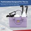 CRS Cross Rink Side Tote. Ice Skating Accessory Bag-Figure Skating, Roller, Inline Skaters, Dance, Cheer.Organizes Guards Water Bottle Phone (Rink Side Tote, Purple Lavender) view 2