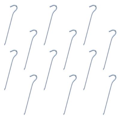 12pcs Heavy Duty Tent Stakes Shape Ground Nails for Outdoor Camping Hiking and Patio Use and Portable Tent Pegs for Secure Ground Anchoring