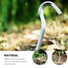 12pcs Heavy Duty Tent Stakes Shape Ground Nails for Outdoor Camping Hiking and Patio Use and Portable Tent Pegs for Secure Ground Anchoring view 4