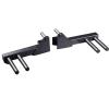 Multi-Function Power Cage Rack Attachments, Dip Bars, Weight Plate Holders, T-Bar Row Platform, Set of 2, Fits 3" x 3" Steel Power Cages view 1