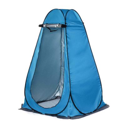 Lustar Portable Privacy Shower Toilet Outdoor Camping Tent Shed UV Swim Dressing Latrine Toilet Bird Watching Changing Tent with Bag A