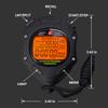 Digital Stopwatch Timer with Back Light Stop Watch 0.001second Timing|100 Lap Memory,Large dispaly Alarm Clock for Coach Sports Swimming Running Marathon Competition(100LAP(Back Light)) view 2