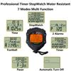 Digital Stopwatch Timer with Back Light Stop Watch 0.001second Timing|100 Lap Memory,Large dispaly Alarm Clock for Coach Sports Swimming Running Marathon Competition(100LAP(Back Light)) view 3