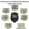 Sport Stopwatch Timer with 100X2laps Split Memory/0.001second Timing,Professional Recall Stop Watch Large Display Alarm Clock Multifunctional for Coach Referee Swimming Running Marathon Competition view 3