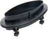 Amarine made Set of 2 Boat Yacht Elliptical Oval Opening Portlight Porthole 16 X 8-5/8 Replacement Window Port Hole - ABS , Tempered Glass, Color: White, Black (Black) view 4