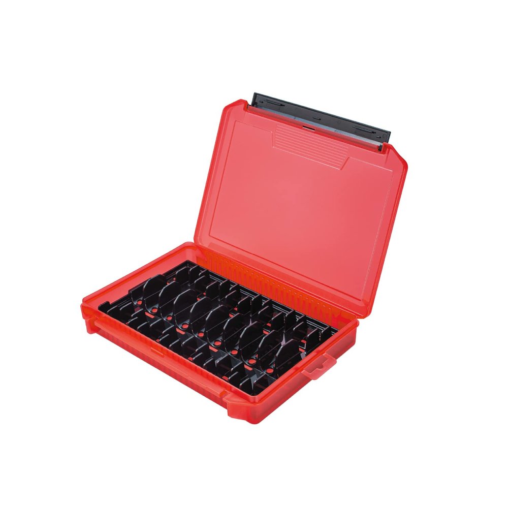 Meiho Chemical Industrial Octopus Egi Case, L, Clear Red, 10.0 x 7.5 x 15.7 inches (255 x 190 x 40 cm)