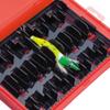 Meiho Chemical Industrial Octopus Egi Case, L, Clear Red, 10.0 x 7.5 x 15.7 inches (255 x 190 x 40 cm) view 4