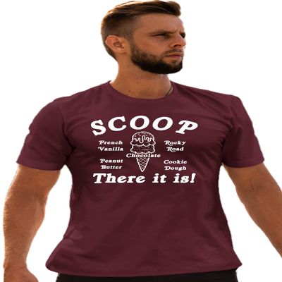 Go All Out 5X-Large Maroon Adult Scoop There It is T-Shirt