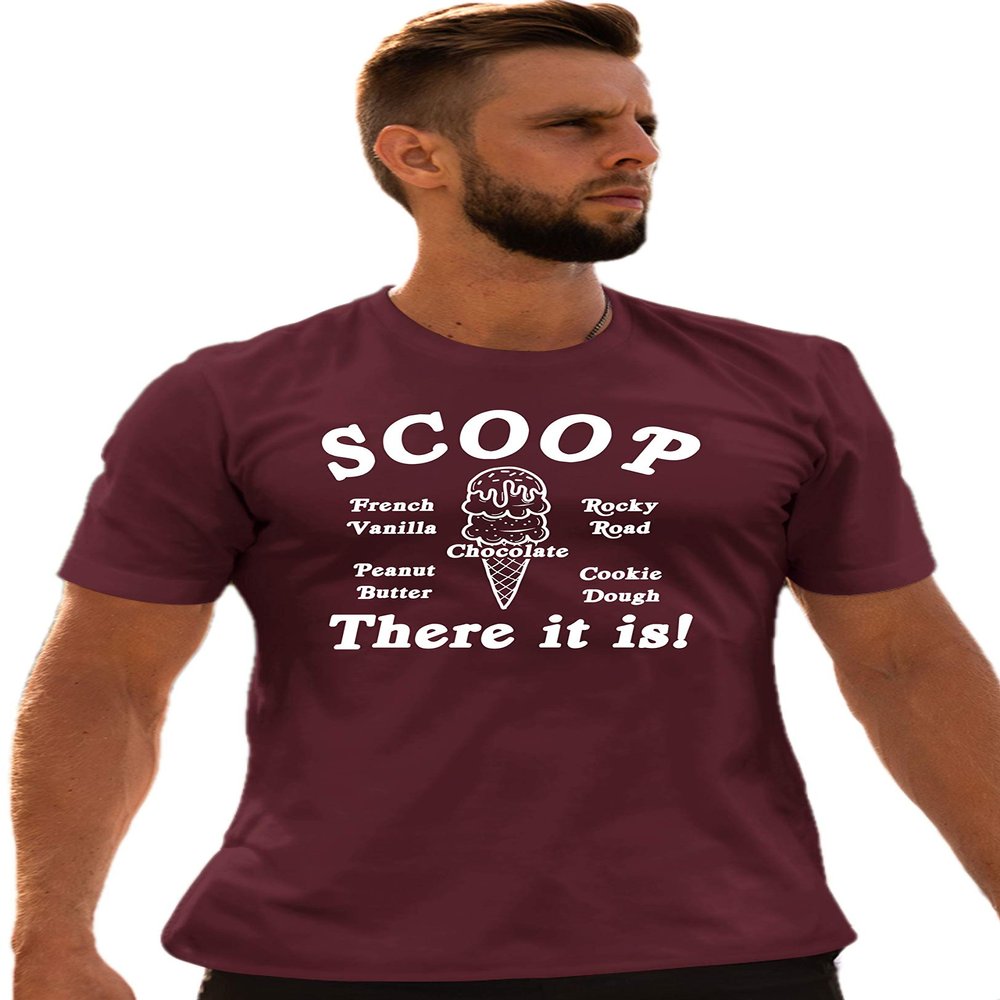 Go All Out 5X-Large Maroon Adult Scoop There It is T-Shirt