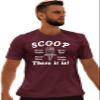 Go All Out 5X-Large Maroon Adult Scoop There It is T-Shirt view 1